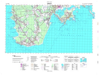 O-34-46-CD Emmaste : Eesti = Estonia 1:50 000 