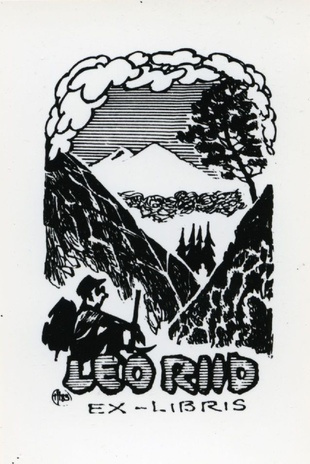 Leo Riid ex-libris 