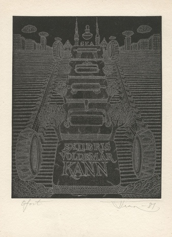 Ex libris Voldemar Kann 