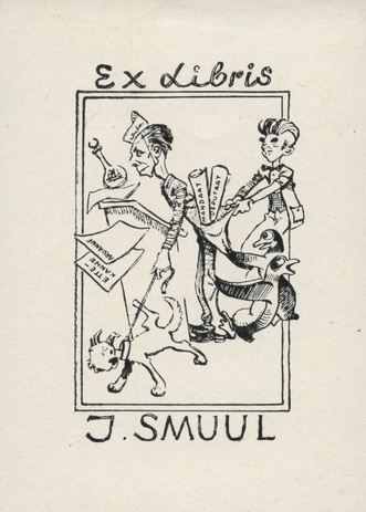 Ex libris J. Smuul 