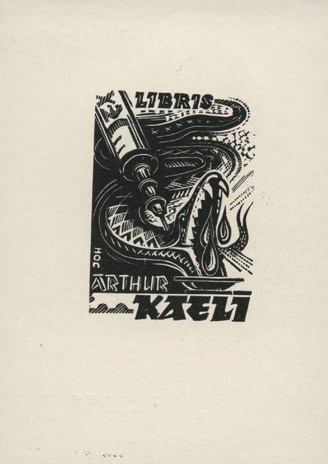 Arthur Kaeli ex libris 