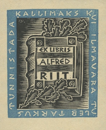 Ex libris Alfred Riit 