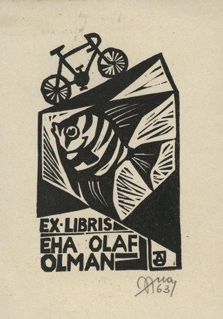 Ex libris Eha Olaf Olman 