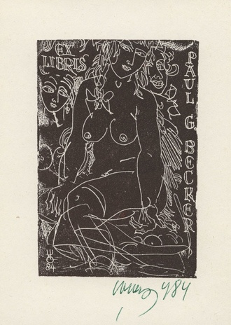 Ex libris Paul G. Becker 