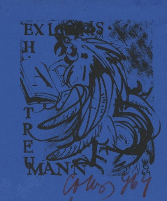 Ex libris H. Treumann 