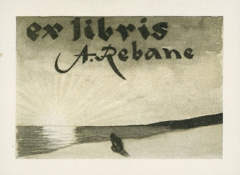 Ex libris A. Rebane 