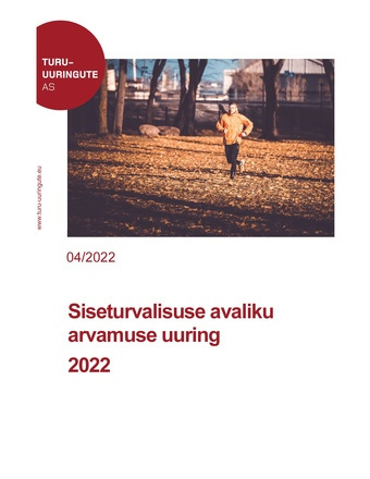 Siseturvalisuse avaliku arvamuse uuring 2022 