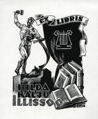 Ex libris Hilda Kalju Illissoo 