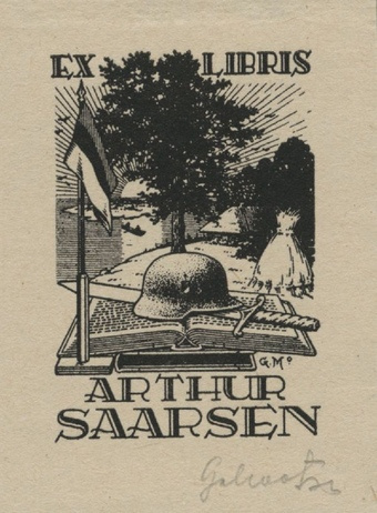 Ex libris Arthur Saarsen 