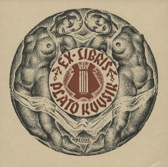 Ex-libris Plato Kuusik 