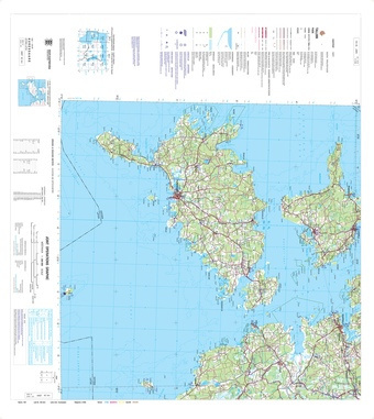 Ühendoperatsioonide kaart. NO 34-6, Kuressaare : Estonia, Latvia 