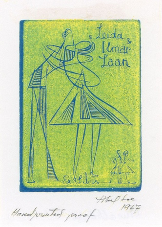 Leida & Ilmar Laan ex libris 