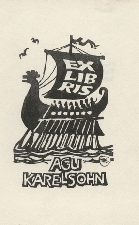 Ex libris Agu Karelsohn 