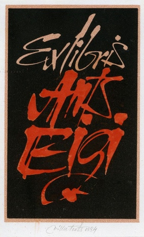 Ex libris Ants Eigi 