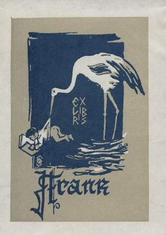 Ex libris J Frank 