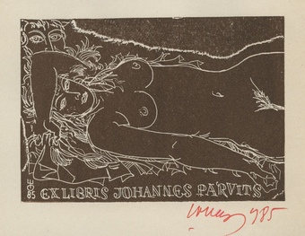 Ex libris Johannes Parvits 