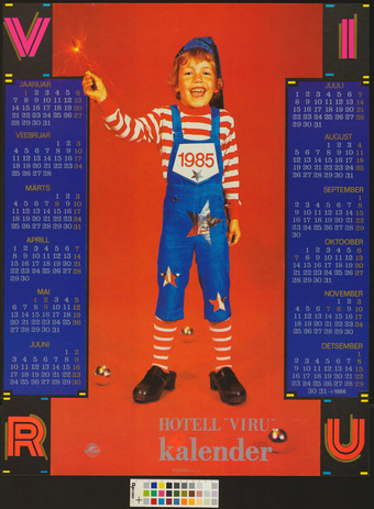 Hotell Viru kalender : 1985 