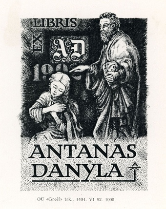 Ex libris Antanas Danyla