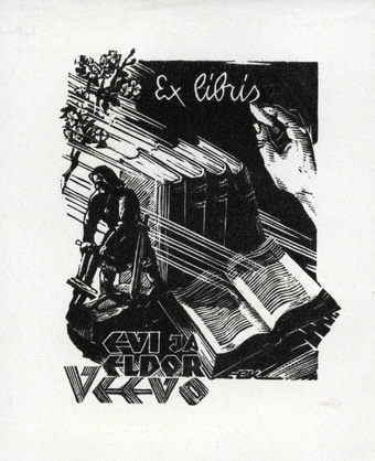 Ex libris Evi ja Eldor Veevo 