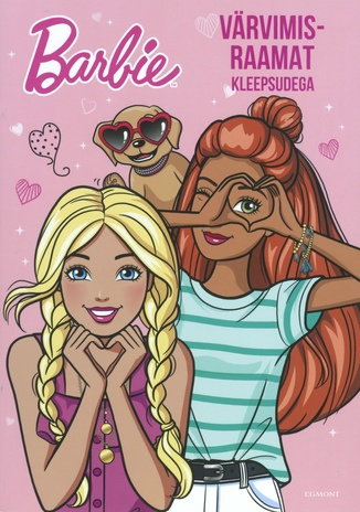 Barbie : värvimisraamat kleepsudega 