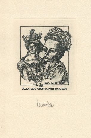 Ex libris A. M. da Mota Miranda 