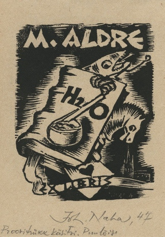 M. Aldre ex libris 