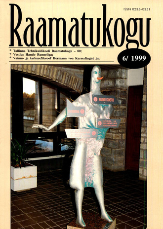 Raamatukogu ; 6 1999