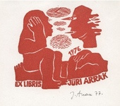 Ex libris Jüri Arrak 1976 