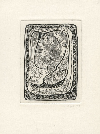 Ulla Hemmi ex libris 