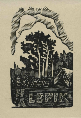 Ex libris H A Lepik 