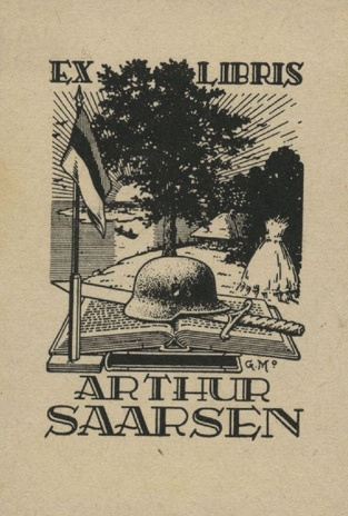 Ex libris Arthur Saarsen 