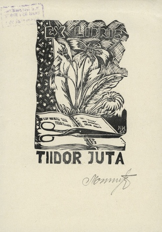 Ex libris Tiidor Juta 