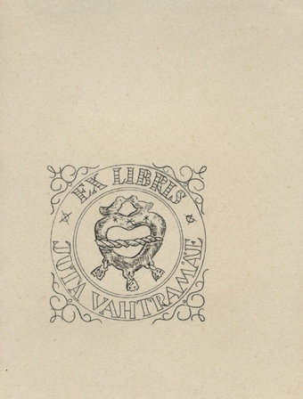 Ex libris Juta Vahtramäe 