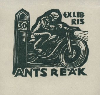 Ex libris Ants Reäk 