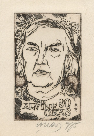 Ex libris Alvine Okas 80 