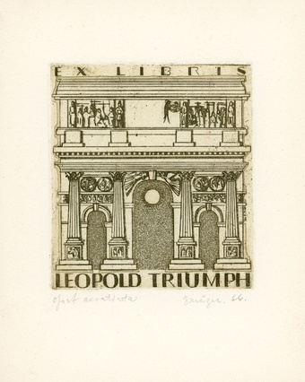 Ex libris Leopold Triumph 
