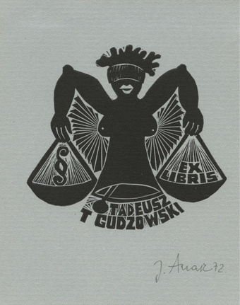 Tadeusz T Gudzowski ex libris 