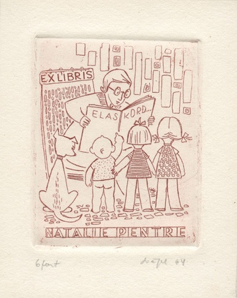 Ex libris Natalie Pentre 