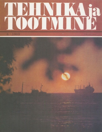 Tehnika ja Tootmine ; 8 1989-08