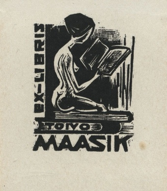 Ex-libris Toivo Maasik 