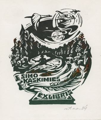 Simo Kaskimies ex libris 