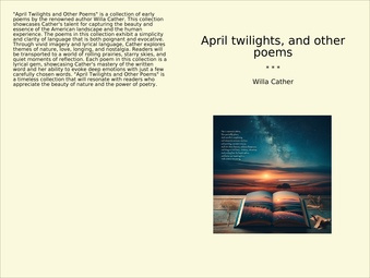 April twilights, and other poems 