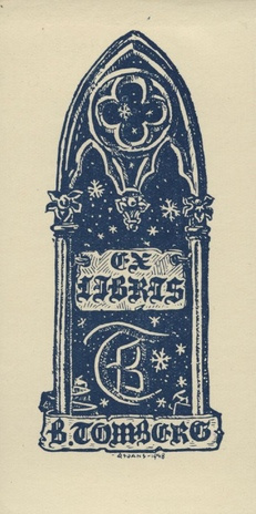 Ex libris B. Tomberg 