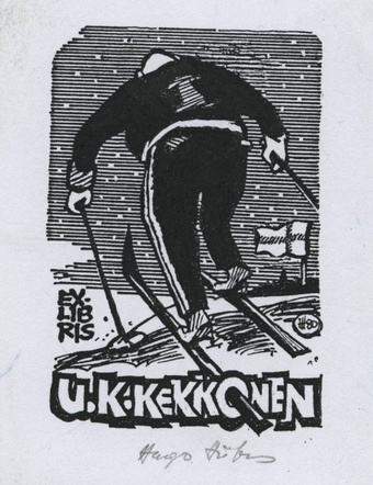 Ex-libris U. K. Kekkonen 