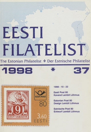 Eesti filatelist = The Estonian philatelist ; 37 1998