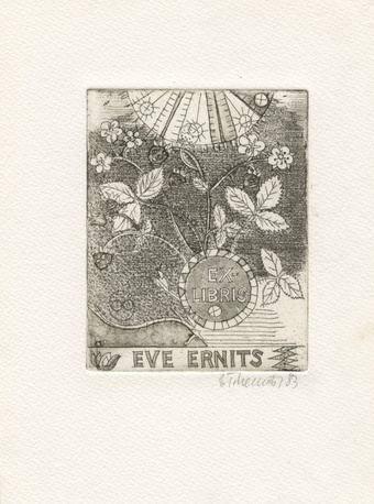 Ex-libris Eve Ernits 