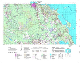 O-34-46-AB Kärdla : Eesti = Estonia 1:50 000 