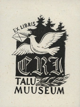 Ex libris C. R. J. Talumuuseum 