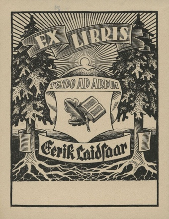 Ex libris Eerik Laidsaar 