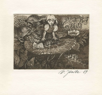 Petra Heikkilä exlibris 